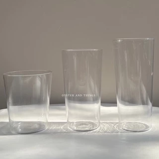 แก้วน้ำ Simple แก้วปากบาง มี 3 ขนาด | Thin glass | Oyster and Things.