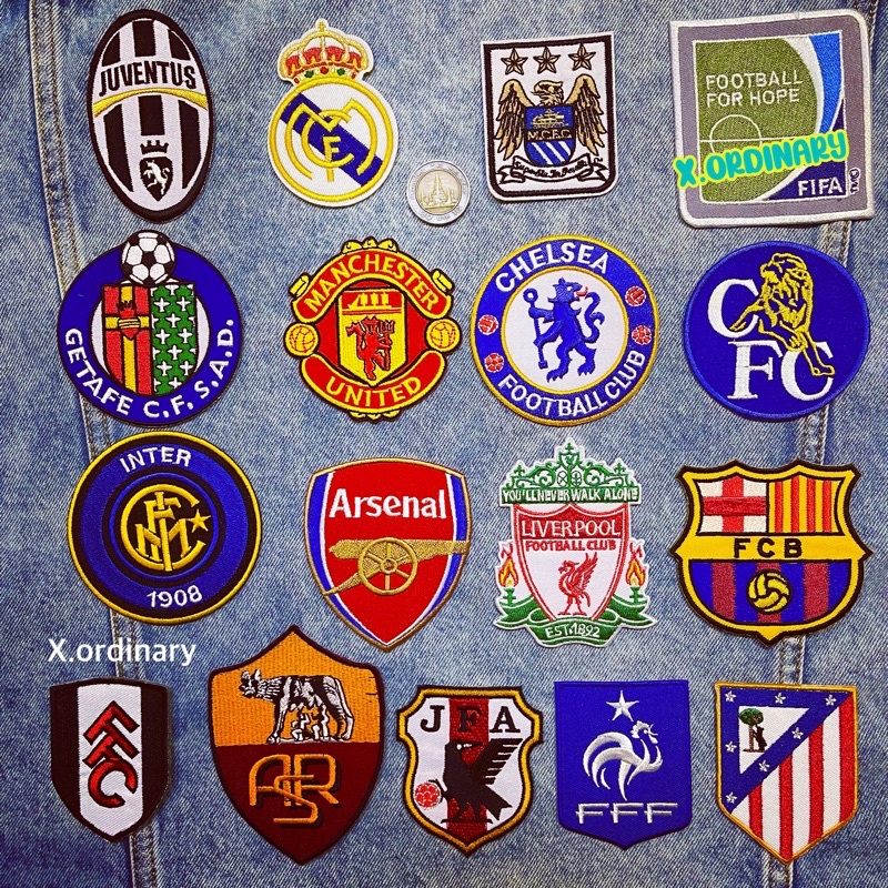 ตัวรีด ตัวรีดติดเสื้อ แมนยู ลิเวอร์พูล แมนซิ เชลซี manu liverpool ทีมบอล บอล ตัวรีดทีมบอล fcb ยูเว่ 