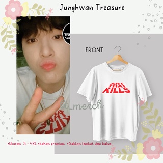 เสื้อยืดผ้าฝ้ายเสื้อยืด พิมพ์ลาย Junghwan Treasure Art that kills