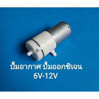 ปั้มอากาศ ปั้มดูดอากาศ ปั้มออกซิเจน ขนาด 6V-12V