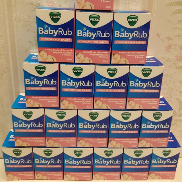 Vicks Baby Rub 25g.จากอินเดียแท้100%EXP.11/2020 พร้อมส่งจ้า