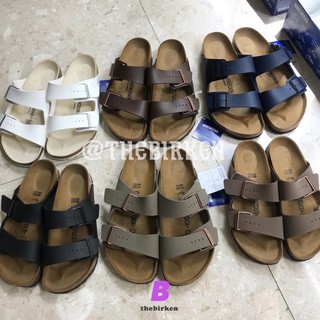 พร้อมส่ง✨Birkenstock Arizona Black/ Darkbrown/ White/ Mocca/ Stone/ Blue ของแท้ 100%