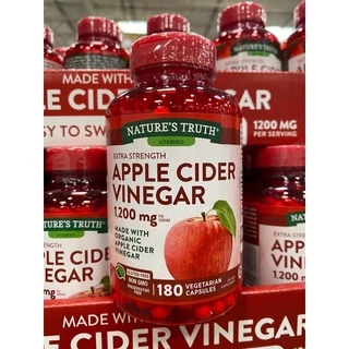 Nature's Truth Apple Cider Vinegar 1200 mg ขนาด60/180/200เม็ด จาก USA 🇺🇸