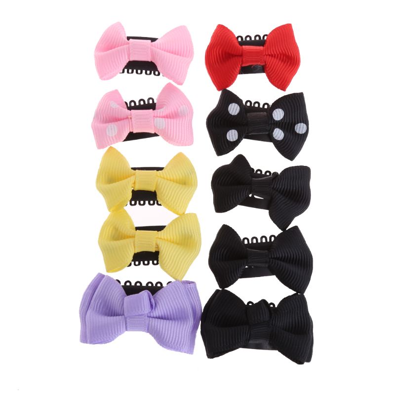 Cozy Retro Bows กิ๊บติดผม Xmas Hairpins Snap Clip หน้าม้าคลิปด้านข้าง Boutique
