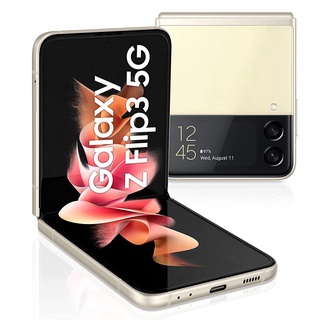 Samsung Galaxy Z Flip 3 5G (Ram 8GB+Rom 256GB) สีครีม เครื่องใหม่ประกันศูนย์ไทย 10เดิอน **สภาพ 99.99%**