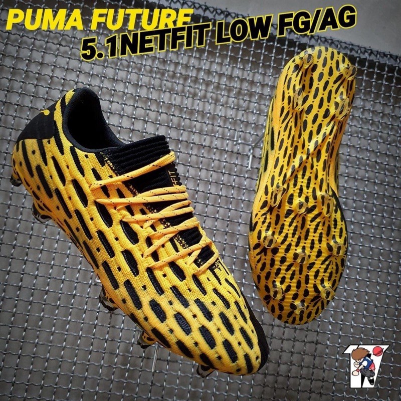 🔥มีโค้ดลดเพิ่มอีก!!sale sale 50%ด่วนๆ PUMA FUTURE 5.1 NETFIT LOW FG/AG ตัวทอปๆ 💯%ของเเท้ครบกล่อง