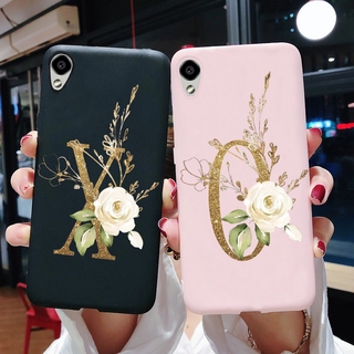 เคสโทรศัพท์ Tpu แบบนิ่มกันกระแทกพิมพ์ลายตัวอักษรสีดําสําหรับ Oppo A37 A37F A37Fw Oppo A 37 A37F A37M