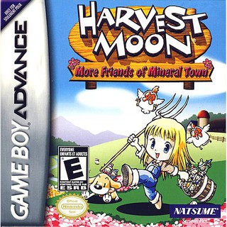 ตลับ GBA Harvest moon ภาคผู้หญิง เกมส์ปลูกผักภาคผู้หญิง ภาษาอังกฤษ ตลับผลิตใหม่ ระบบ เซฟ ไอซี ไม่ใช้ถ่าน