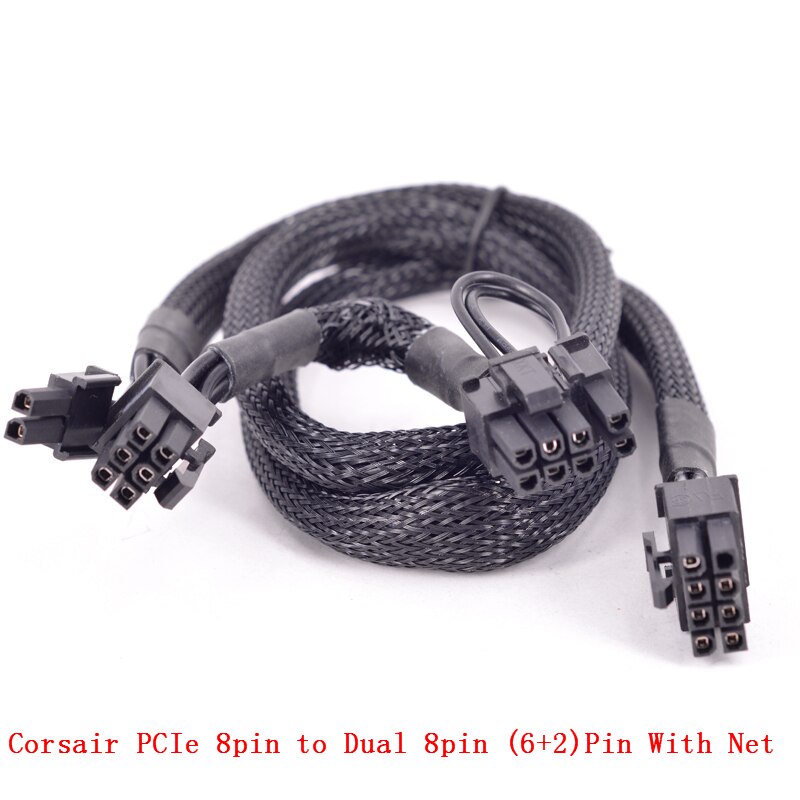 Corsair 8Pin to Dual 8pin 6 + 2pin สุทธิแหล่งจ่ายไฟสําหรับ CS450M 550M 650M 750M 850M
