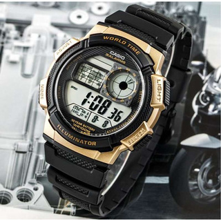 Casio Standard รุ่น AE-1000W-1A3 นาฬิกาข้อมือผู้ชาย สายเรซิ่น  - มั่นใจ ของแท้ 100% ประกันศูนย์ 1 ปีเต็ม