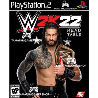 WWE2K22 ps2 แผ่นเกมส์ps2 ล่าสุด เกมมวยปล้ำwwe2022 ps2 WWE SmackDown vs. Raw wwe 2k22 ps2แผ่นเกมplay2