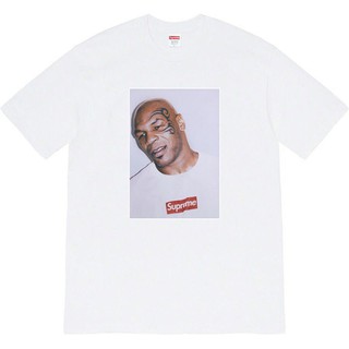 เสื้อยืดcalandfashionSUPREME แขนสั้นSUPREME◕✗Supreme 07ss Mike Tyson Tee เสื้อยืดแขนสั้นพิมพ์ลายตัวละคร Tyson shortS-5XL