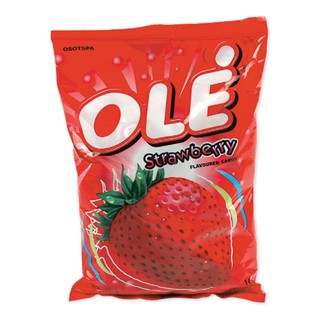 โอเล่ ลูกอม รสสตรอว์เบอร์รี (100 เม็ด) Ole Strawberry Flavored Candy (100 tablets)