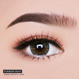 ‼️ WinkWow Furbish Gray บิ๊กอาย สีเทา เทา คอนแทคเลนส์ Contact lens ค่าสายตา สายตาสั้น ตาโต โทนหวาน แบ๊ว Wink Wow แฟชั่น