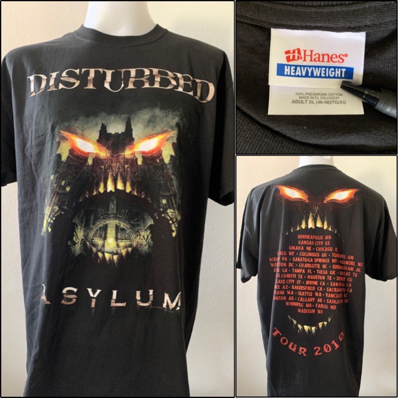 เสื้อวง DISTURBED ลิขสิทธิ์แท้นำเข้า 🇺🇸