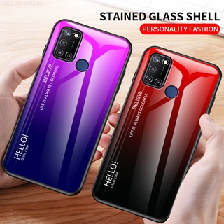 เคสโทรศัพท์มือถือแบบนิ่ม TPU ไล่โทนสี พร้อมกรอบ สําหรับ Realme C31 7i C17 C11 2021 C20 C35 RMX1911 RMX2020 RMX2185