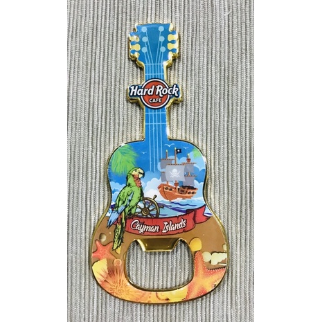 HRC Hard Rock Cafe 2017 CAYMAN ISLANDS PARROT ที่เปิดขวดแม่เหล็กแม่เหล็ก