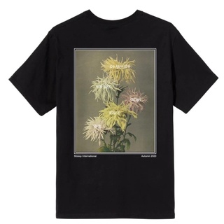 Stussy Dahlia Dahlia Daisy Parade Oil Painting Series เสื้อยืดแขนสั้น สําหรับผู้ชาย และผู้หญิง