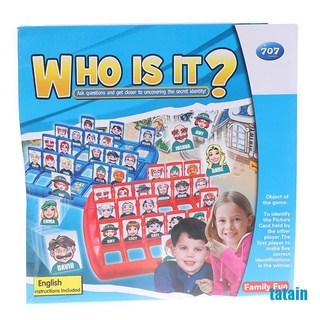 [Ta] เกมกระดาน Who Is It Classic ของเล่นสําหรับครอบครัว