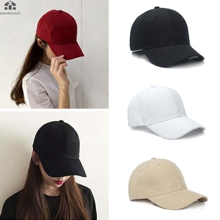 [aaoottuuoo5] Simple solid color all-match baseball cap sports sun hat unisex cap