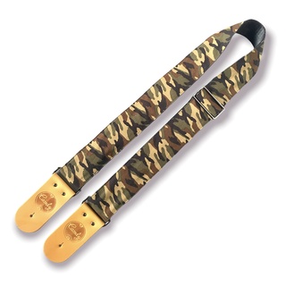 สายสะพายกีต้า ลายทหาร, Brown Camo Flag Guitar Strap