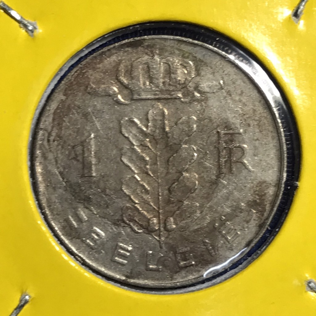 No.13976 ปี1970 เบลเยี่ยม 1 FRANC เหรียญเก่า เหรียญต่างประเทศ เหรียญสะสม เหรียญหายาก ราคาถูก