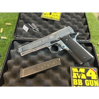 (โปร) แบลงค์กัน Umarex Colt Government 1911 A1 สี Polished Chrome