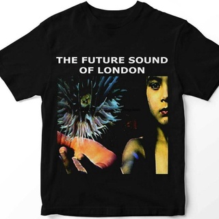 T-Shirtเสื้อยืดแขนสั้น ผ้าฝ้าย พิมพ์ลาย The Future Sound of London แฟชั่นสําหรับผู้หญิง S-5XL