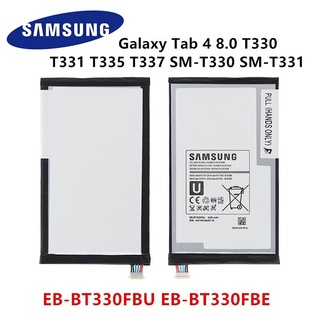 SAMSUNG แบตเตอรี่ สำหรับ Samsung Galaxy Tab 4 8.0 T330 T331 T335 SM-T330 SM-T331 EB-BT330FBU EB-BT330FBE 4450MAh