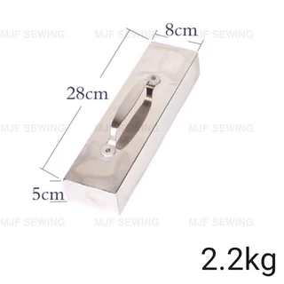 เหล็กทับผ้า1.8KG(5cmX8cmX24cm）สแตนเลส เหล็กทับผ้าใหญ่2.2KG(5cmX8cmX28cm）