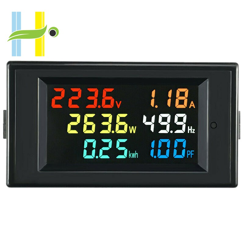 6 in 1 AC Monitor D69-2058 AC แรงดันไฟฟ้าและกระแสไฟแบบดิจิตอล