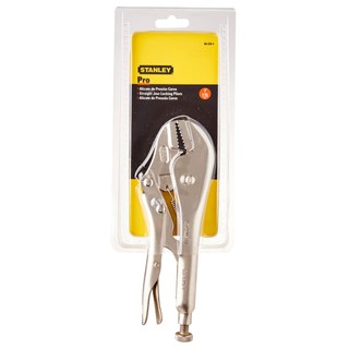 Stanley  #84-370  คีมล็อคปากตรง ขนาด 7 นิ้ว ( Straight Jaw Locking Plier )