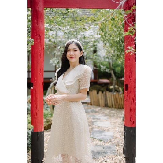 Nooch.Closet : ชุดเดรสลูกไม้ Sweet Lace Dress ราคา ถูกที่สุด ดีลบีเคเค แกลเลอรีภาพที่ 2