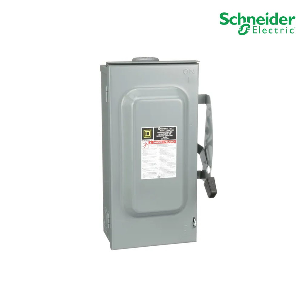 Schneider - Safety Switch 100 แอมป์ สำหรับไฟ 1 เฟส - 240V General Duty 240VAC แบบสามารถติดตั้งฟิวส์ไ