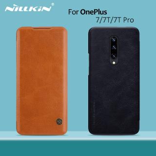 เคสโทรศัพท์มือถือหนัง PU สไตล์วินเทจสำหรับ Oneplus 7 T