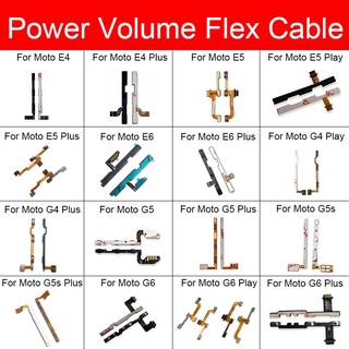 สายแพปุ่มปรับระดับเสียง สําหรับ Motorola Moto G4 G5 G5s G6 E4 E5 E6 Play Plus