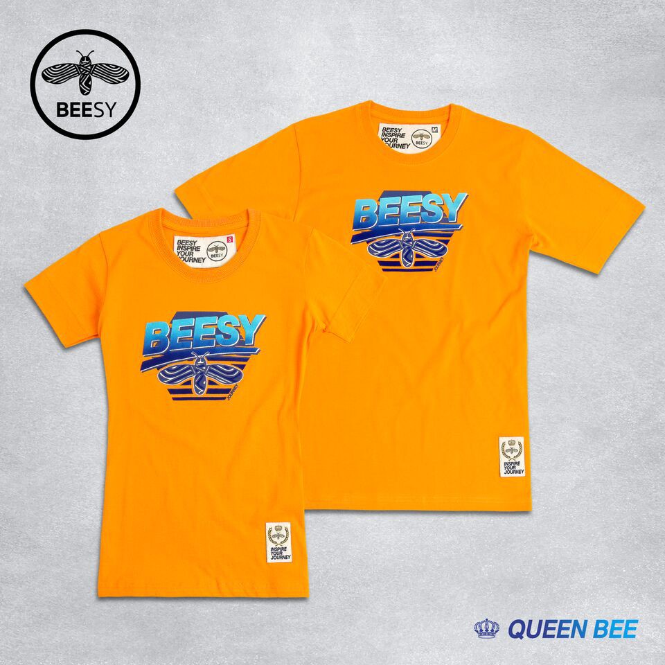 Beesy เสื้อคอกลม  ชาย หญิง  รุ่น Queen Bee  สีเหลือง