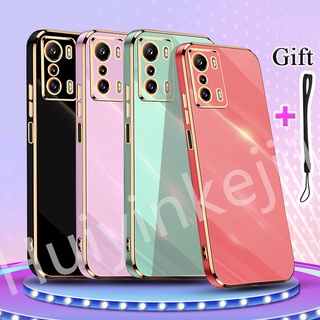 เคสซิลิโคน TPU แบบนิ่ม ชุบไฟฟ้า ขอบตรง สําหรับ Infinix Zero 5G Infinix Zero 5G