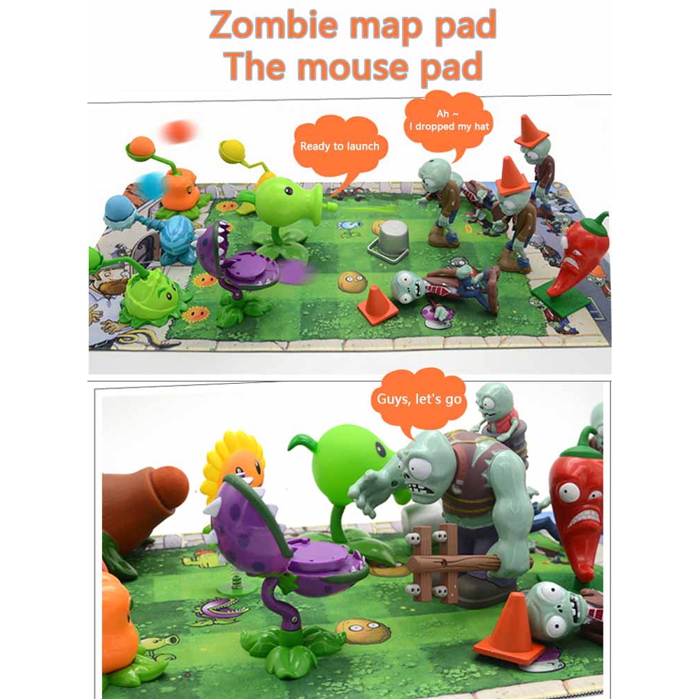 แผ่นรองเมาส์เล่นเกม Plants vs ZOMBIES