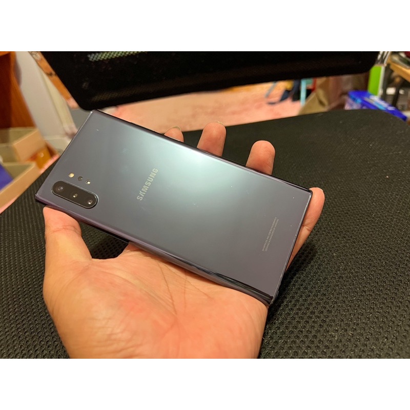 Samsung Galaxy Note 10 Plus 256gb Black RAM 12GB ROM 256GB เครื่องศูนย์แท้ จอแท้ลื่นๆ การใช้งานปกติทุกอย่าง ครับ