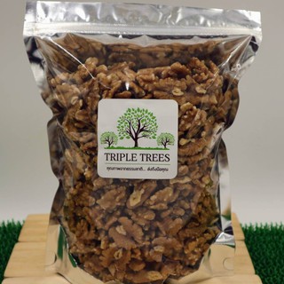 วอลนัทอบธรรมชาติ KETO Walnut Roasted เกรด A จาก Triple Trees
