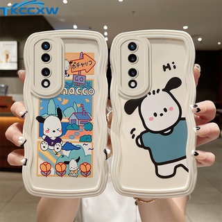 เคสโทรศัพท์มือถือแบบนิ่ม TPU กันกระแทก ลายการ์ตูน Pochacco Wavy น่ารัก สําหรับ Honor 70 60 50 Pro 60 50 SE