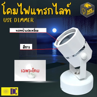 DC โคมไฟแทรกไลท์ ทรงหน้าแปดเหลี่ยม LED สีขาว โคมไฟติดแป้น โคมไฟส่องสินค้า ส่องเฉพาะจุด เพิ่มความเด่นของชิ้นงาน