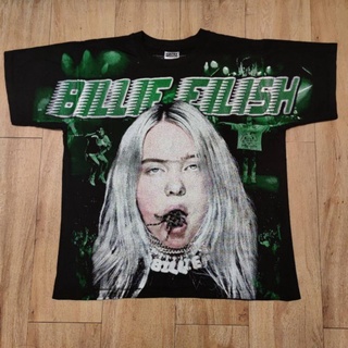 BILLIE EILISH BOOTLEG OVERPRINT เสื้อวง เสื้อทัวร์ บูตเลท