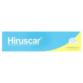 ฮีรูสการ์ เจลสำหรับผิวที่มีปัญหาแผลเป็น 25กรัม ผลิตภัณฑ์เวชสำอาง Hiruscar Allium Cepa with MPS for Scar and Keloid Care