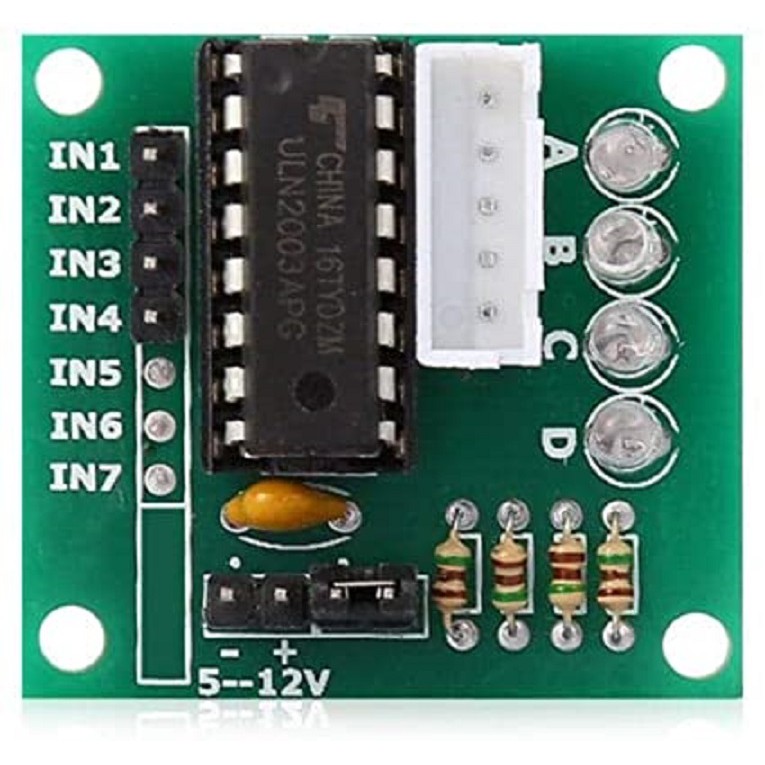 ULN2003 ULN2003A Module Driver Board ขับมอเตอร์ รีเลย์ หรือ สเตปปิ้งมอเตอร์ ควบคุมอุปกรณ์ได้ 7 ตัว