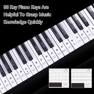 [Ruibull] 54 61 88 Keys Electronic Piano Keyboard Sound Name Stickers Key Sticker Hot Sale