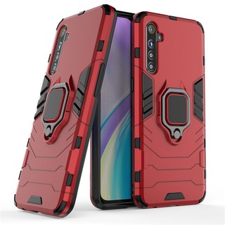 เคส Realme XT ฮาร์ดเคสกันกระแทกเคสโทรศัพท์ Hybrid Armor Shockproof Ring Case Realme XT X T Cover Stand