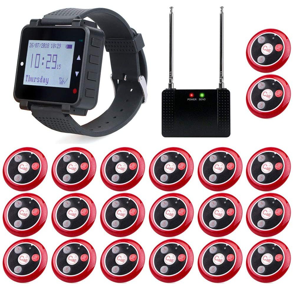 Retekess T128-T117 Wireless Paging System - Signal Amplifier Watch (1 ...