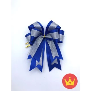 Missribbin[no.2603202](1ชิ้น)โบว์ติดของขวัญ กระเช้าเล็ก ขนาดโบว์5.5*7"